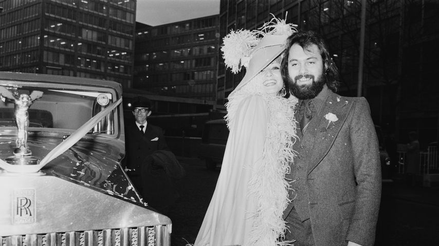 Richard Cole und seine Frau Marylin Woolhead im Januar 1974 in London