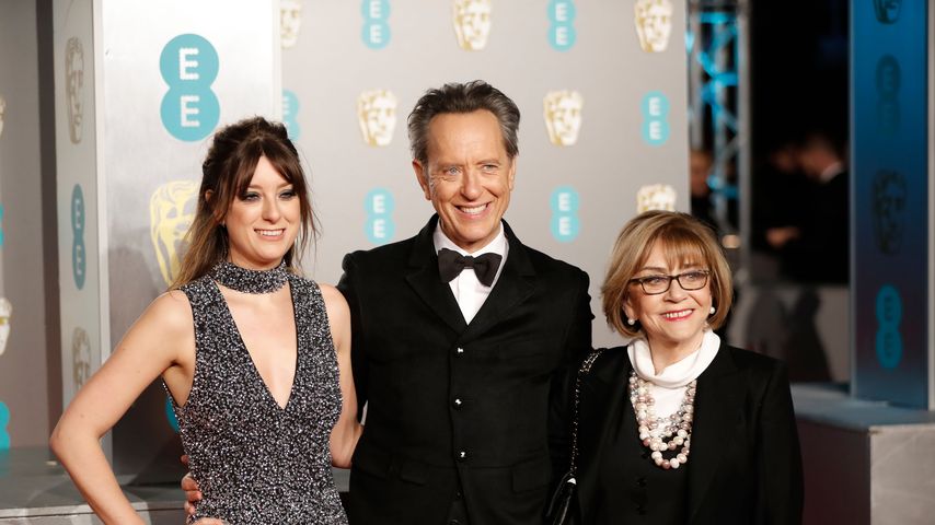 Richard E. Grant mit seiner Tochter Olivia Grant und seiner verstorbenen Frau Joan Washington, 2019