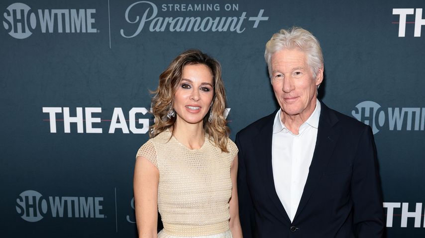 Richard Gere, Ehefrau Alejandra Gere im November 2024 in New York.