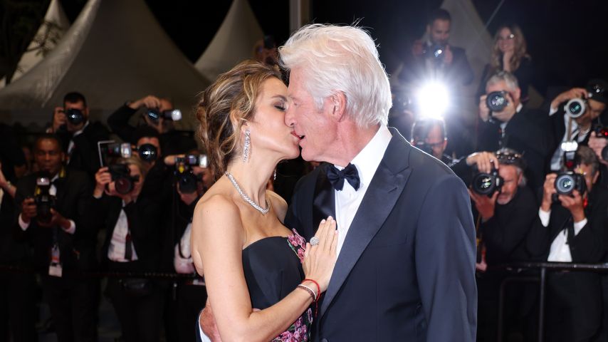 Richard Gere und Alejandra Silva auf dem Filmfestival Cannes 2024