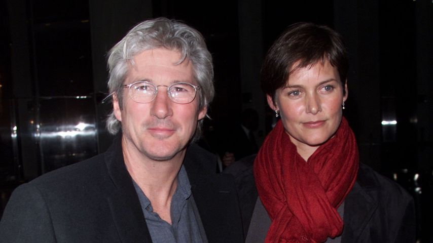 Richard Gere und Carey Lowell bei einem Event in New York im Januar 2001