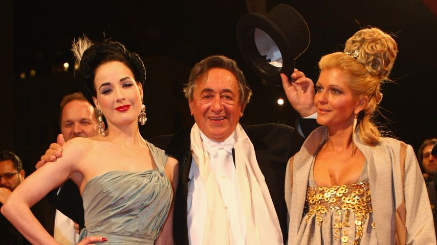 Dita Von Teese, Richard Lugner und Bettina Kofler auf dem Wiener Opernball, 2008