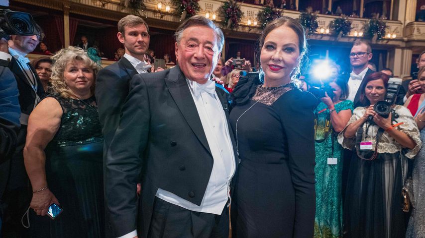 Richard Lugner mit Ornella Muti auf dem Wiener Opernball 2020