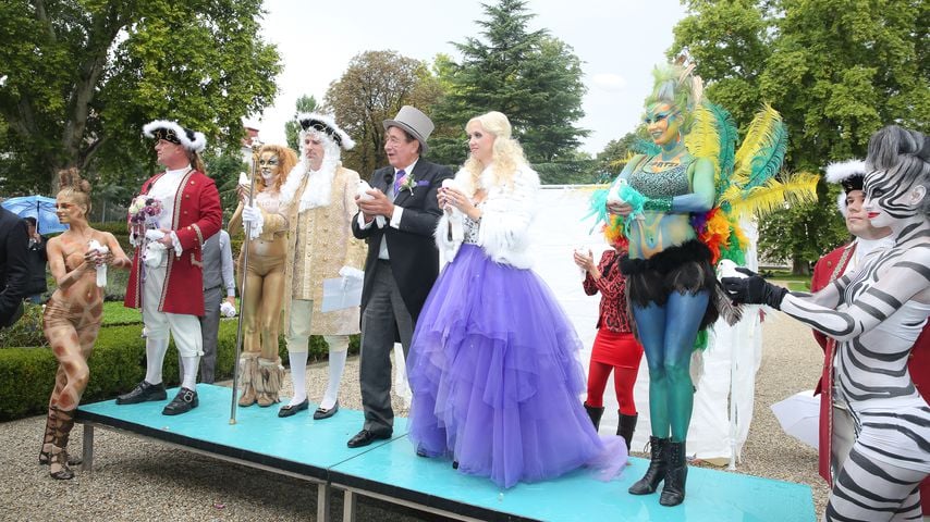Richard und Cathy Lugner bei ihrer Hochzeit im September 2014