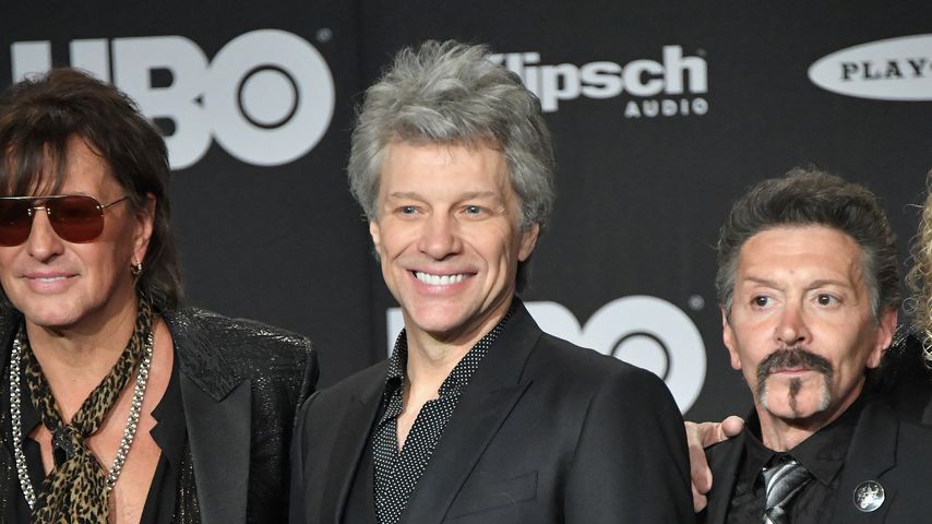 Richie Sambora, Jon Bon Jovi und Alec John Such von Bon Jovi