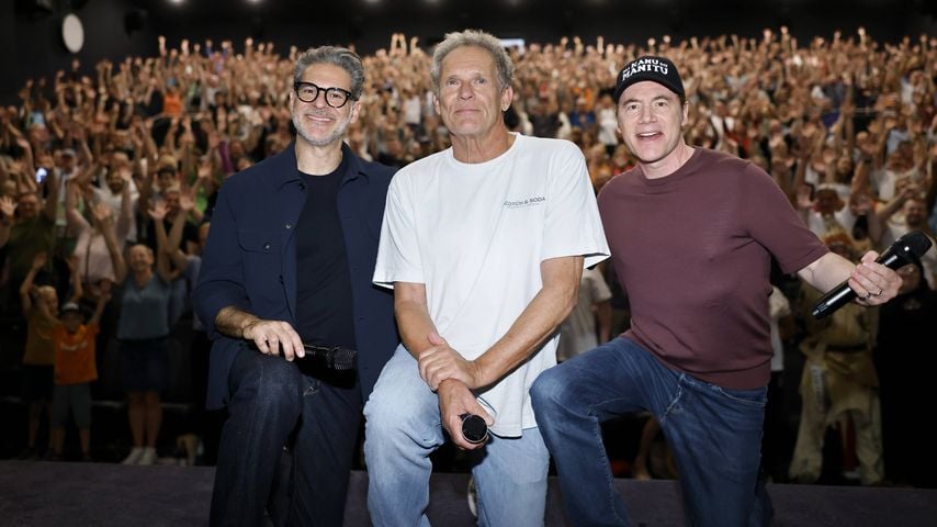 Rick Kavanian, Christian Tramitz und Michael Bully Herbig auf Kino-Tour zu Das Kanu des Manitu im Cineplex Leverkusen, 18.08.2025