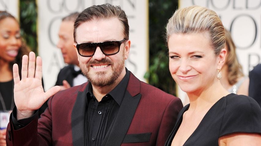 Ricky Gervais will Jane Fallon aus Steuergründen heiraten