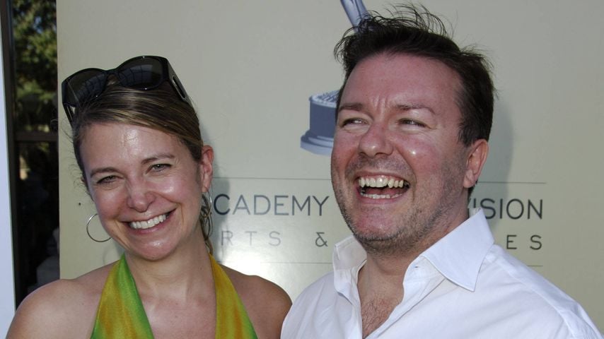 Ricky Gervais und Jane Fallon bei der BAFTA LA Primetime Emmy Awards Tea Party, 2006