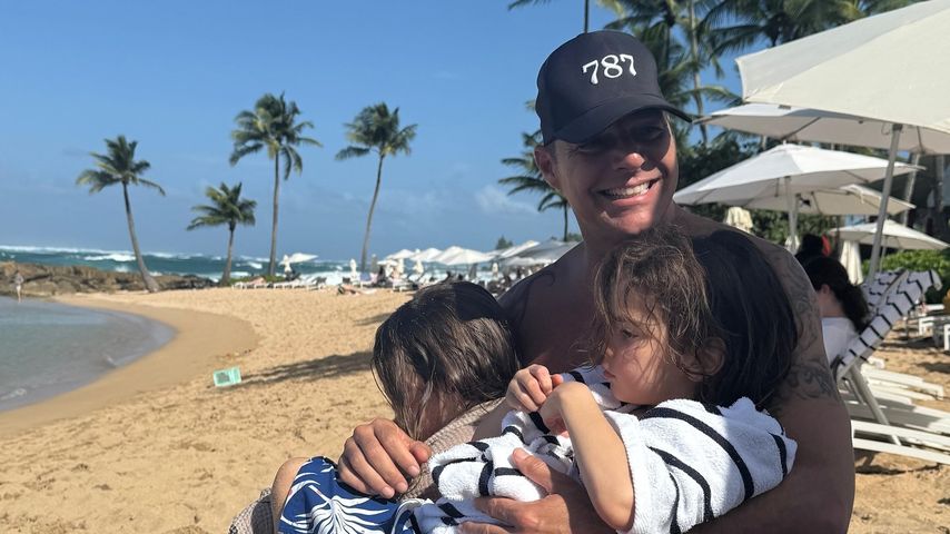 Ricky Martin teilt seltenen Strandmoment mit Lucia und Renn