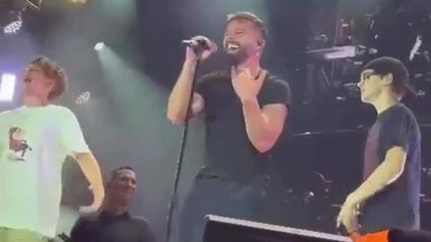 Nach Trennung: Ricky Martins Twins überraschen ihn auf Bühne