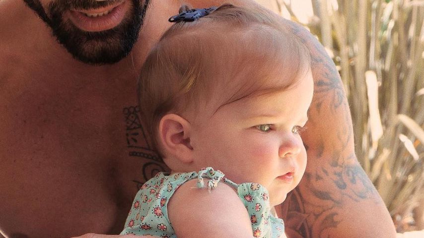 Ricky Martin mit seiner Tochter Lucía