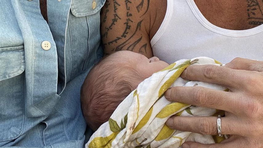Ricky Martin und Jwan Yosef mit ihrem Kind