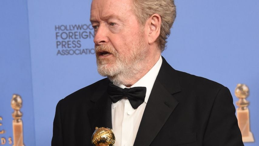 Ridley Scott mit seinem Golden Globe Award