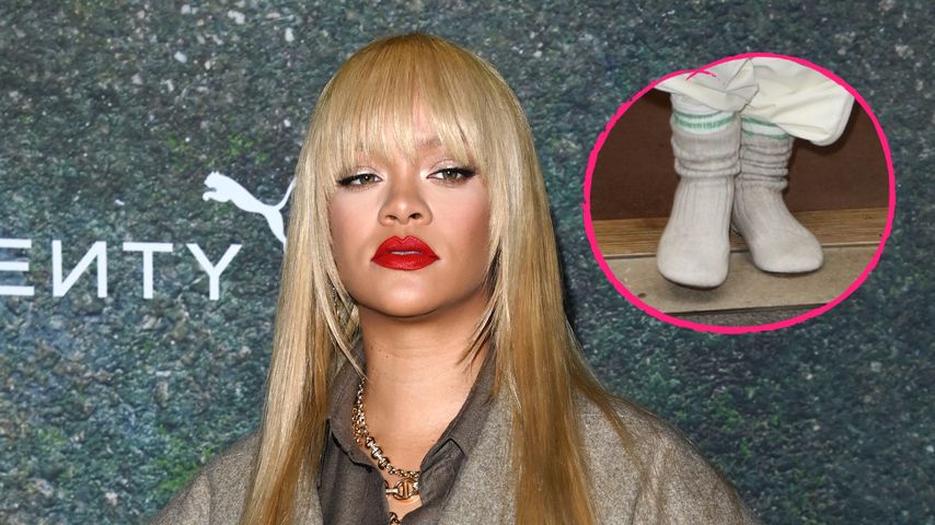 Schuhe vergessen? Rihanna trägt "Socken" für über 1.000 Euro