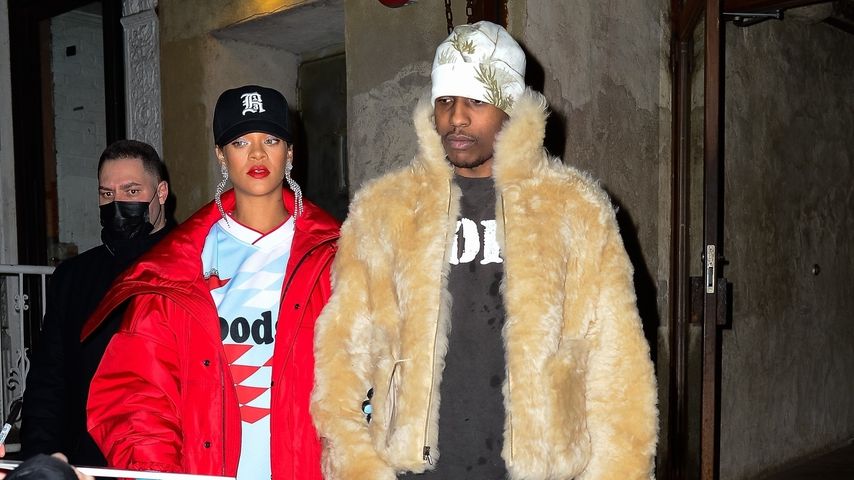 Rihanna und A$AP Rocky im Januar 2022
