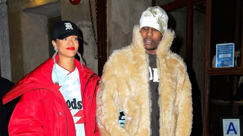 Rihanna und A$AP Rocky im Januar 2022