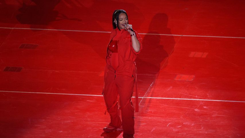 Rihanna im Februar 2023 in Glendale, Arizona