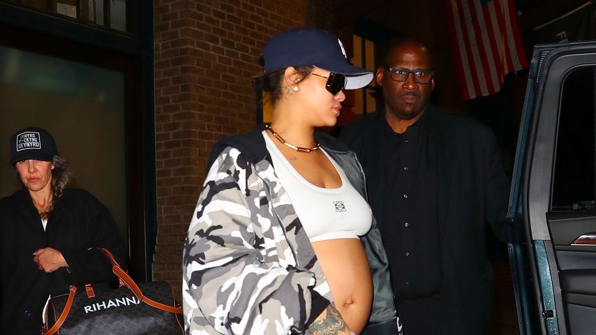 Blanker Babybauch: Rihanna begeistert im lässigen Sport-Look