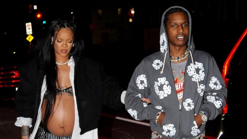 Rihanna und A$AP Rocky im April 2022