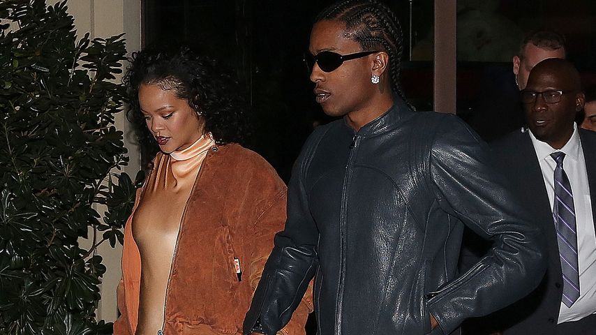 Elegant: Schwangere Rihanna genießt eine Datenight mit A$AP