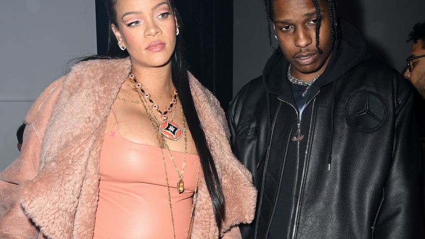 Rihanna und A$AP Rocky im Februar 2022