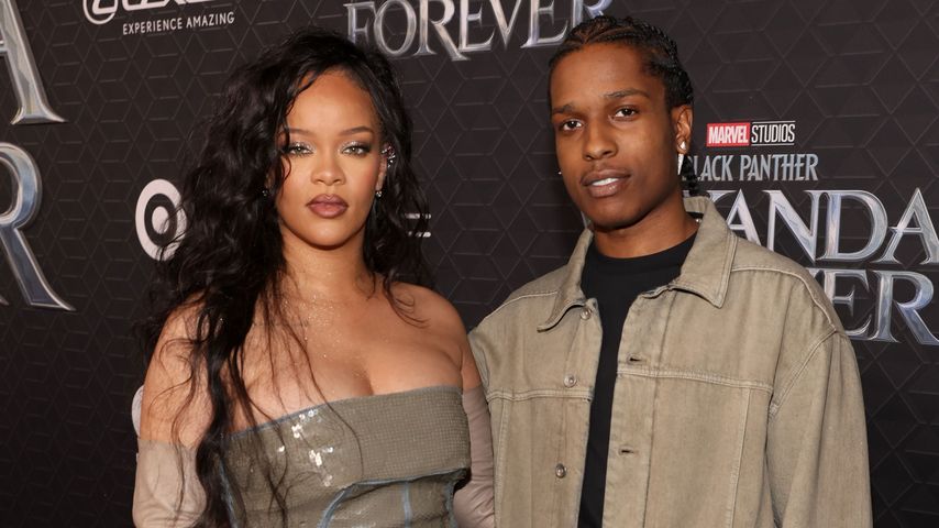 Musikerin Rihanna mit ihrem Partner A$AP Rocky