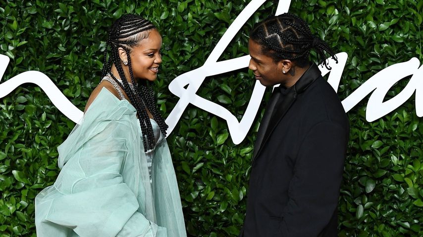 Rihanna und A$AP Rocky bei den Fashion Awards 2019