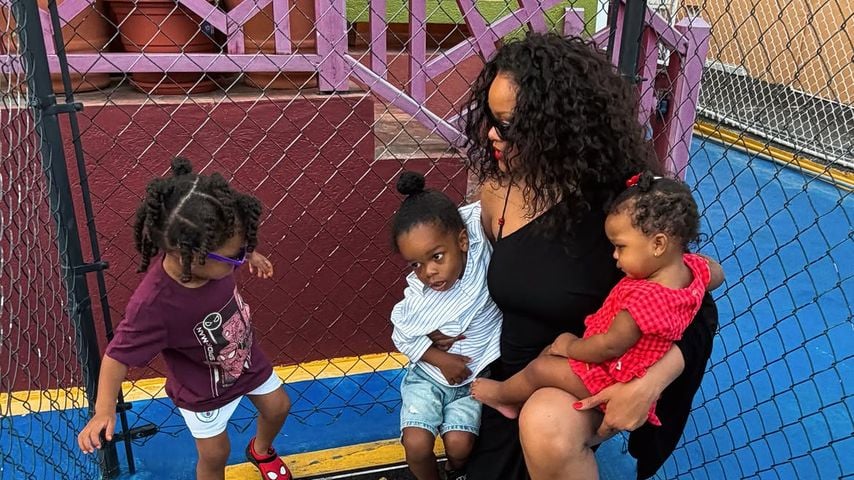 Rihanna und ihre Kinder in ihrer Heimat Barbados