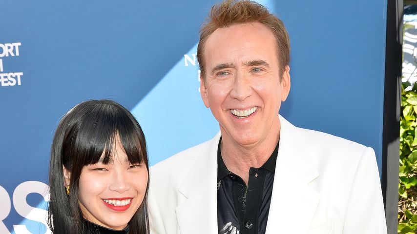 Riko Shibata und Nicolas Cage im Oktober 2024