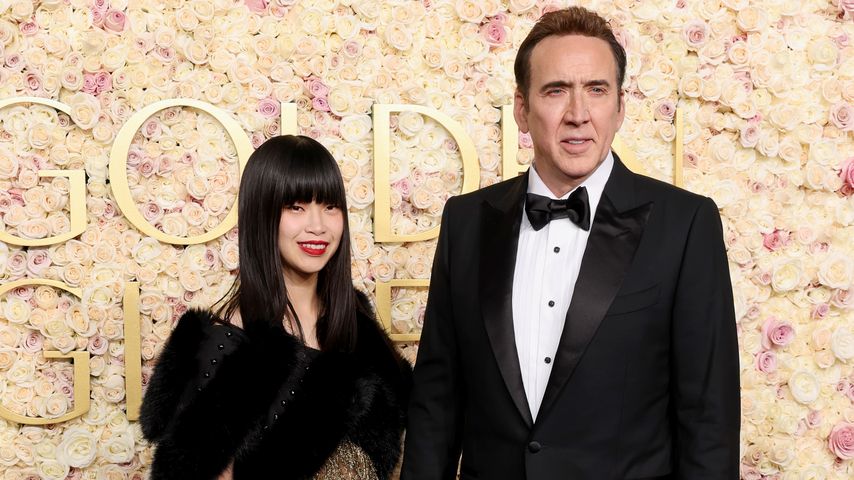 Riko Shibata und Nicolas Cage, Golden Globes, 2025