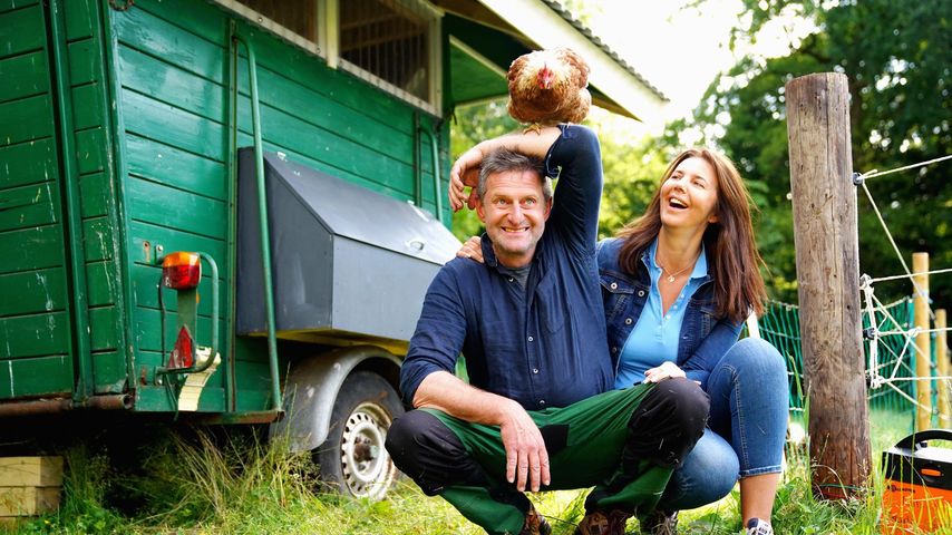 Rinderhalter Michael und Kandidatin Mandy
