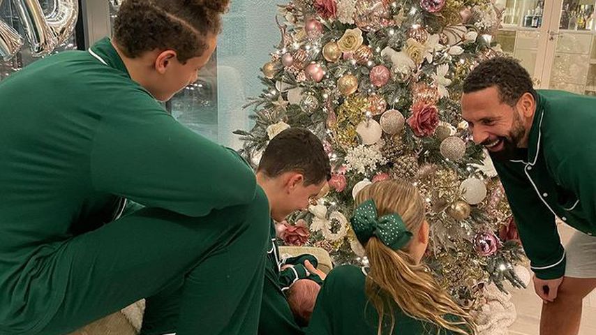Rio Ferdinand mit seinen Kindern