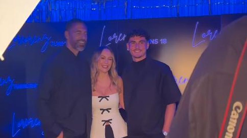 Rio und Kate Ferdinand mit Lorenz Ferdinand, 2024