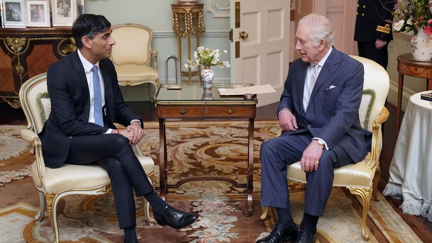 Rishi Sunak und König Charles im Februar 2024