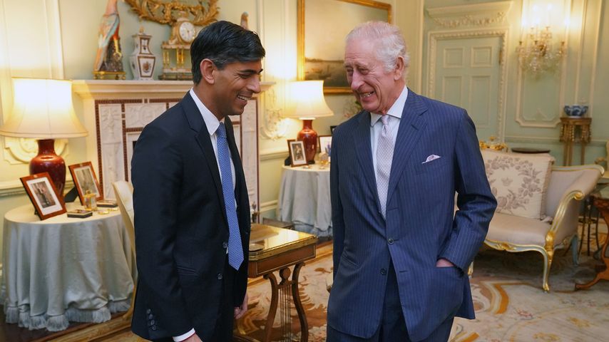 Rishi Sunak und König Charles im Februar 2024