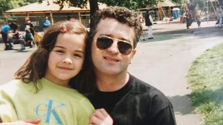 Rita Ora als Kind mit ihrem Vater