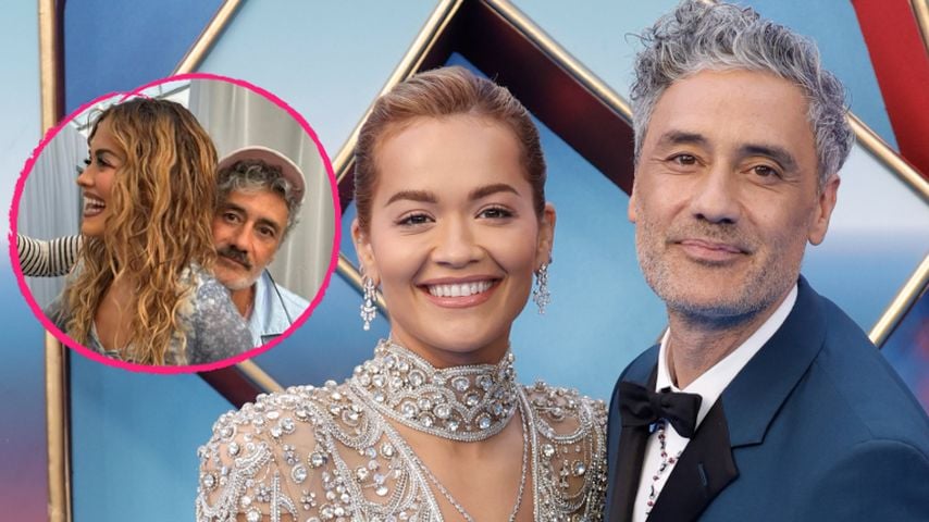 Rita Ora teilt süßen Pärchen-Schnappschuss mit Ehemann Taika