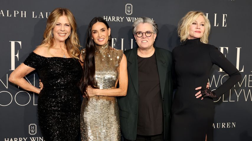 Rita Wilson, Demi Moore, Rosie O'Donnell und Melanie Griffith