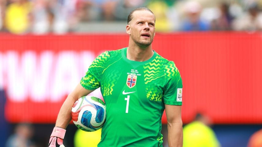 Ørjan Nyland während des WM-Achtelfinals 2026 zwischen Norwegen und Brasilien in East Rutherford