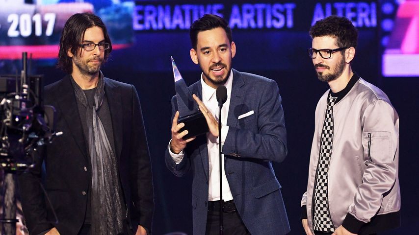 Rob Bourdon, Mike Shinoda und Brad Delson bei den American Music Awards 2017