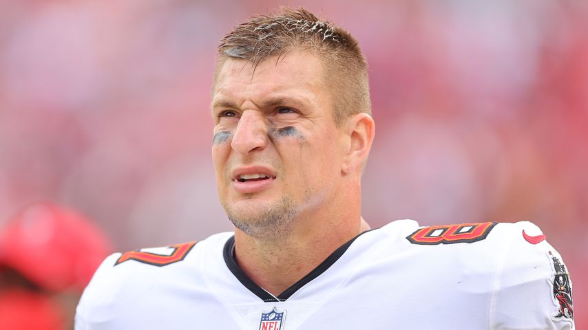 Rob Gronkowski bei einem Footballspiel 2022