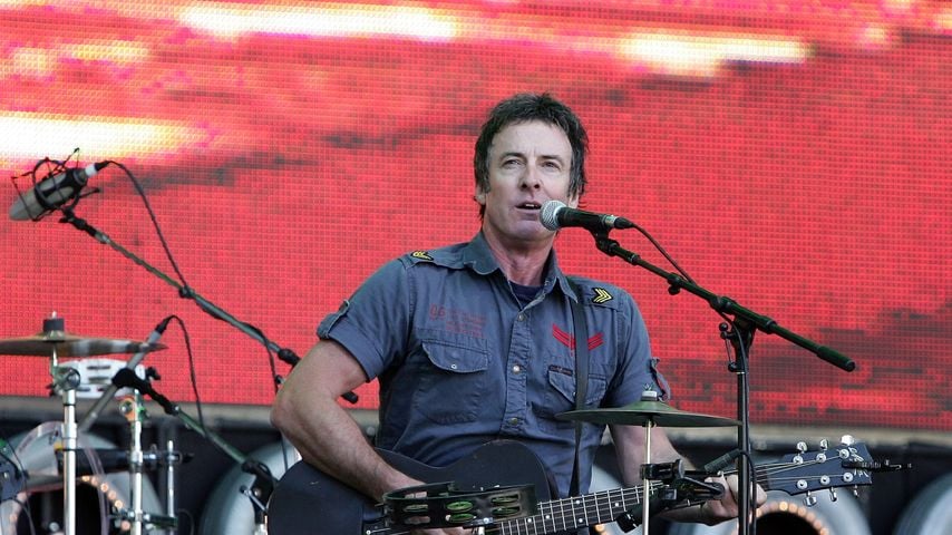 Rob Hirst bei Live Earth im Aussie Stadium in Sydney, 7. Juli 2007