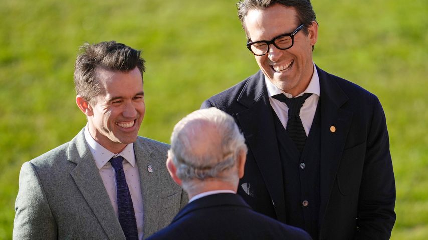 Rob McElhenney, Ryan Reynolds und König Charles, Dezember 2022