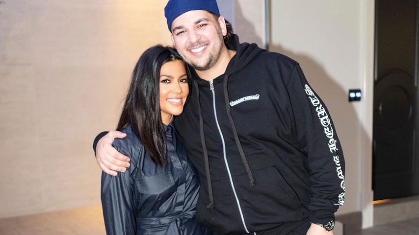 Kourtney und Rob Kardashian auf Khloé Kardashians Geburtstagsparty