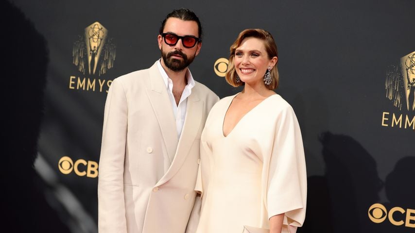 Robbie Arnett und Elizabeth Olsen im September 2021