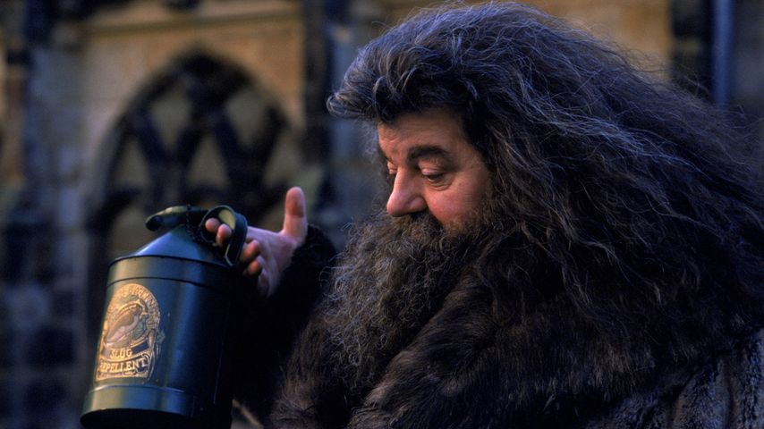 Robbie Coltrane als Hagrid in "Harry Potter und die Kammer des Schreckens"