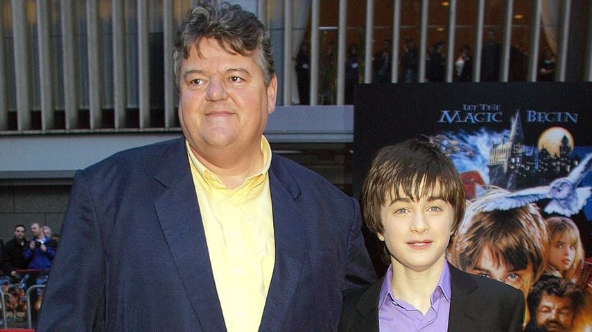 Robbie Coltrane und Daniel Radcliffe, "Harry Potter"-Stars