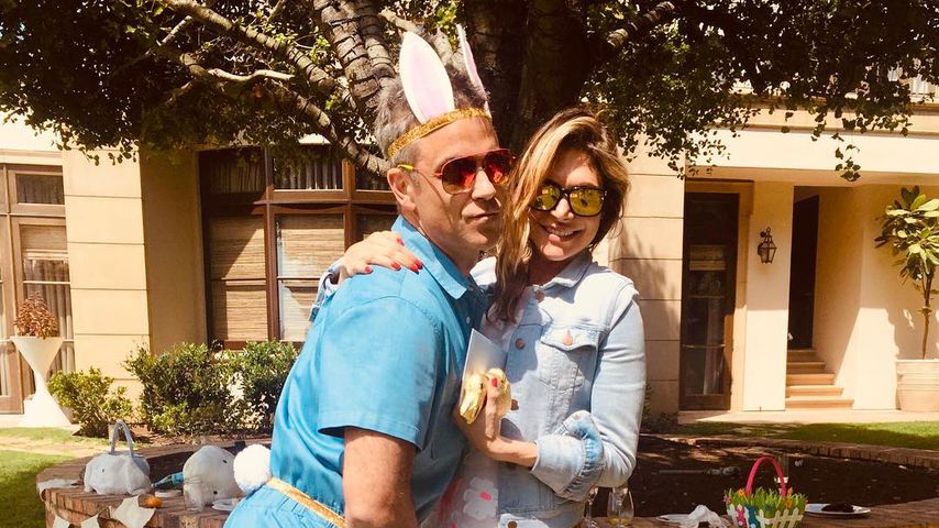 Robbie Williams und Ayda Field, 2019