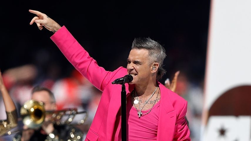 Seltener Anblick: Robbie Williams teilt Bilder seiner Kinder