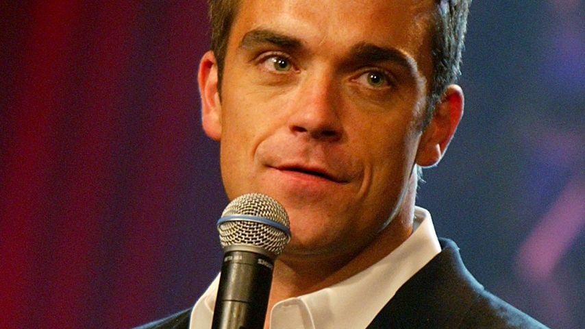 Robbie Williams in der "The Tonight Show with Jay Leno" in Burbank im Juli 2004